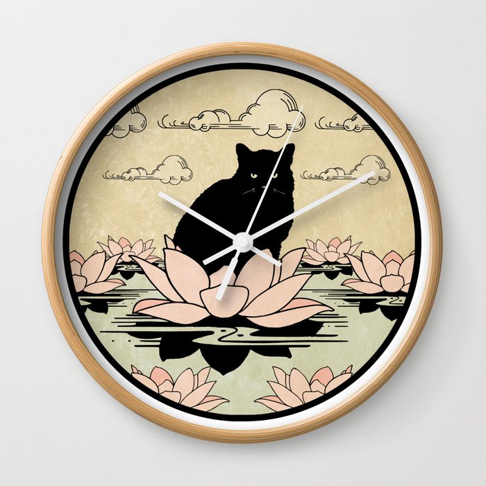 Cats Don't Care Wall Clock