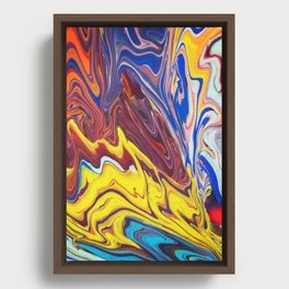 Fire Solstice Framed Canvas