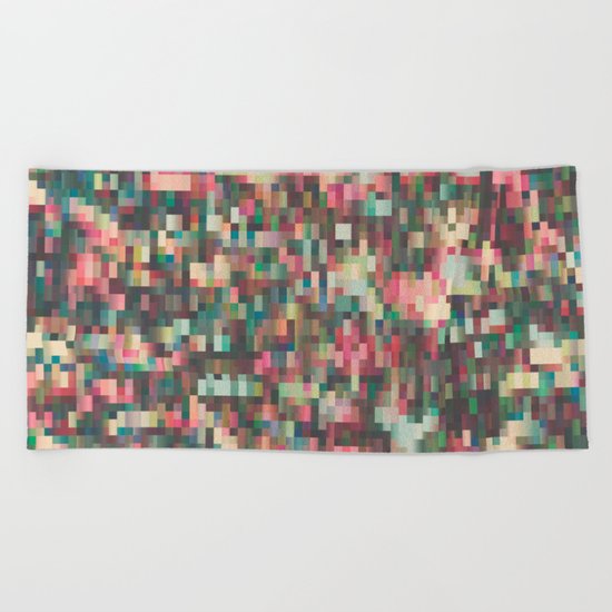 Pixelmania V Beach Towel