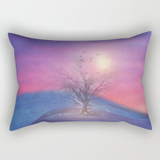 Lone Tree Love III Rectangular Pillow