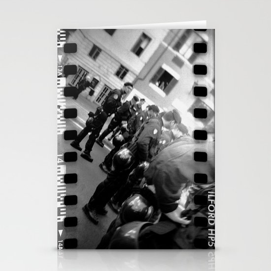 Roman student protest Stationery Cards