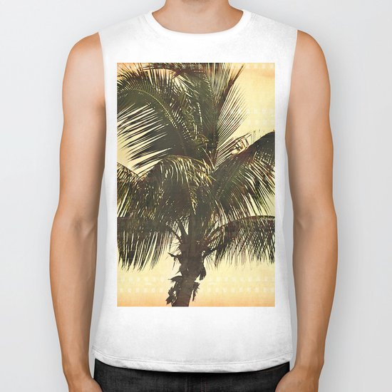 Palm On Film Biker Tank