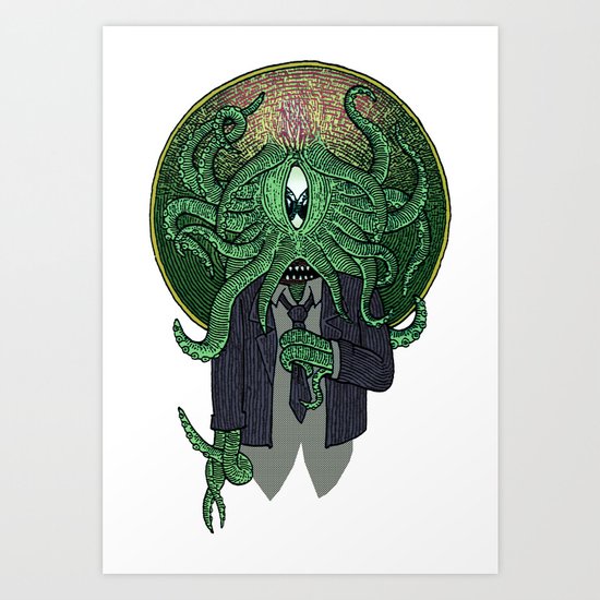 Eye of Cthulhu Art Print