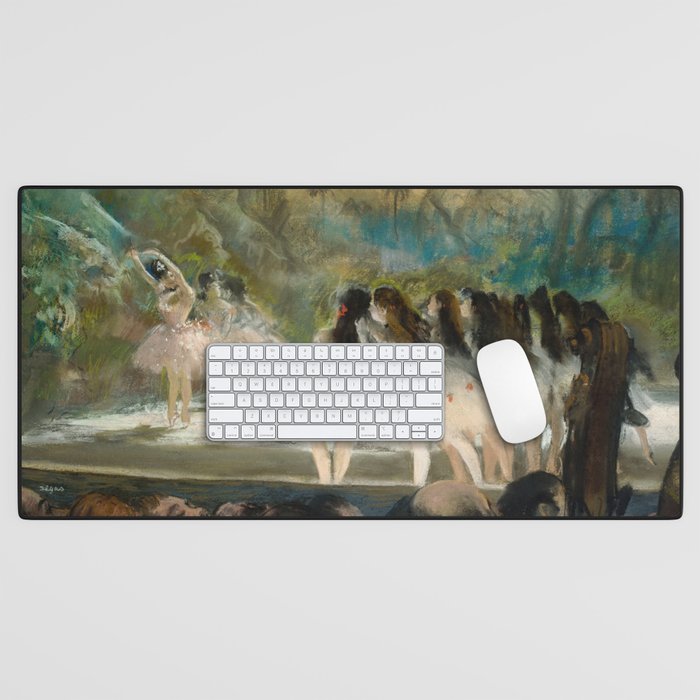 Edgar Degas - Ballet at the Paris Opera Desk Mat