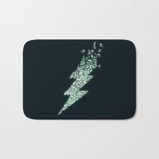 Electro music Bath Mat