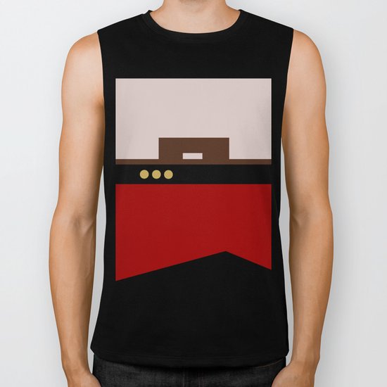 William Riker - Minimalist Star Trek TNG The Next Generation - Commander - startrek - Trektangles Biker Tank