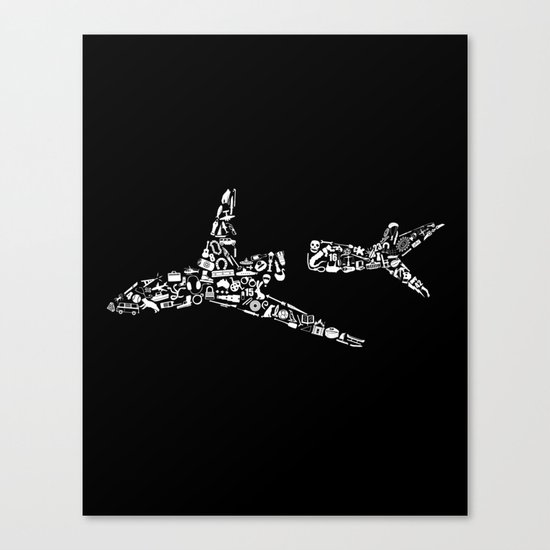 108 Objects from Flight 815 Canvas Print