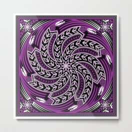 Wind Spirit (Purple) Metal Print