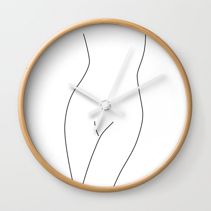 Simple Nude Wall Clock