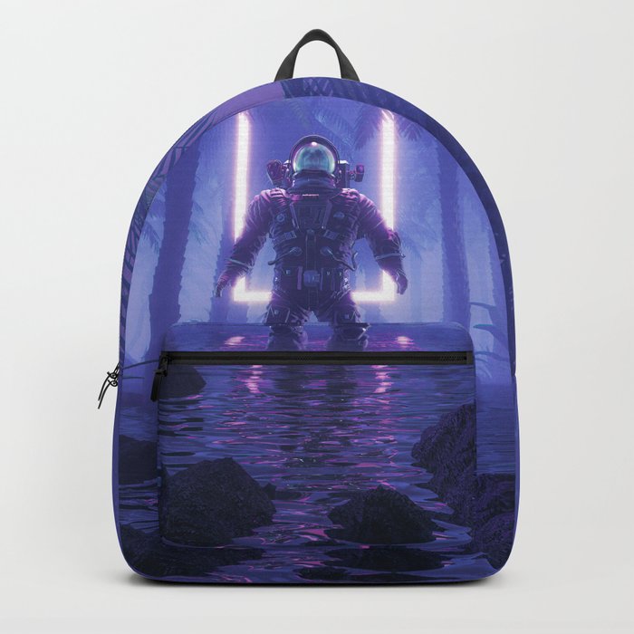 Lost In The Neon Jungle Backpack