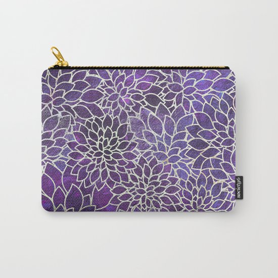Floral Abstract 13 Carry-All Pouch