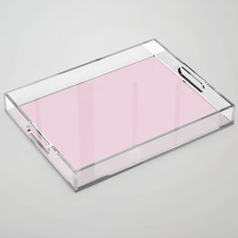 Creamy Freesia Pink Acrylic Tray