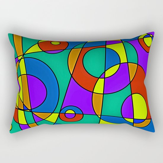 Abstract #61 Rectangular Pillow