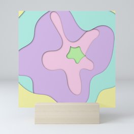 Pastel Abstract Mini Art Print
