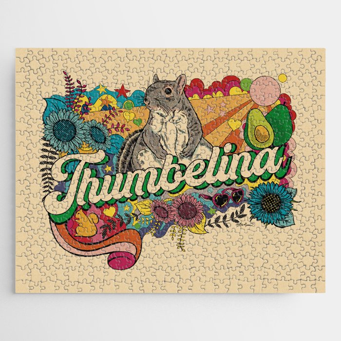 Little Thumbelina Girl: "Groovy Thumb" Jigsaw Puzzle
