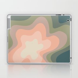 Colorful retro style swirl design Laptop Skin