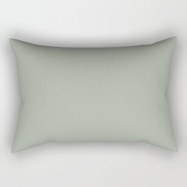 Desert Sage // A7AE9E Rectangular Pillow