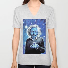 Einstein: Cosmic Domain V Neck T Shirt