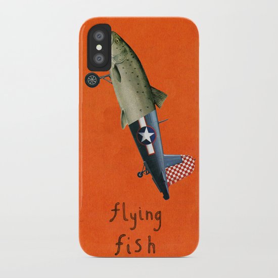 flying fish iPhone Case