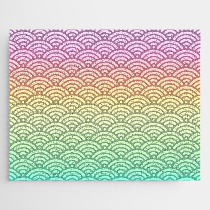 Artistic pastel colored paper wave background created with