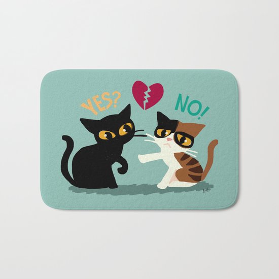 Yes or No Bath Mat