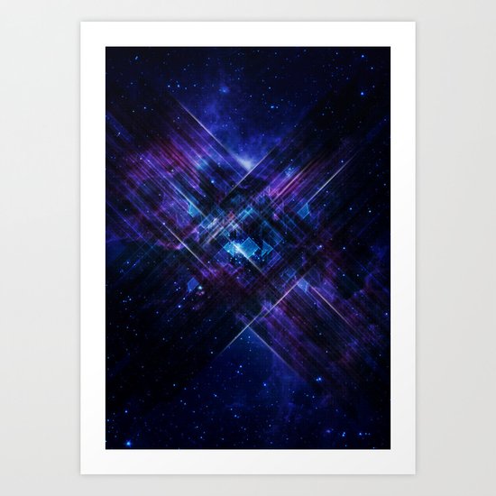 Cosmic Interference Art Print