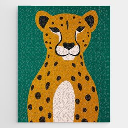 The Stare: Marigold Cheetah Jigsaw Puzzle