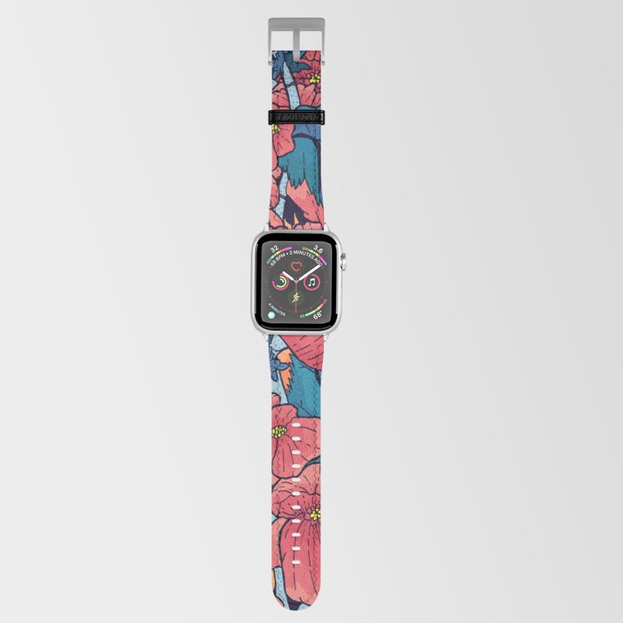 The Red Flowers Apple Watch Band