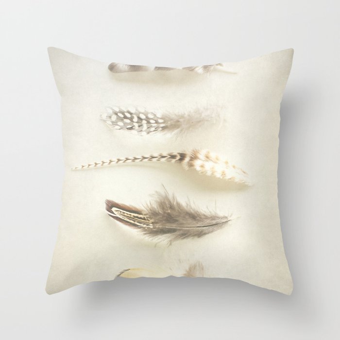 Feather Throw Pillow by Pure Nature Photos Society6