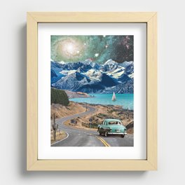 Cosmic Road Trip Recessed Framed Print