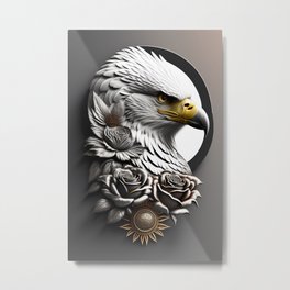 The Might Eagle Metal Print