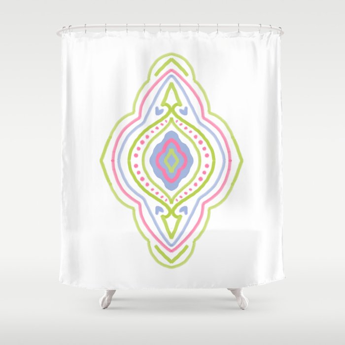 traditional motif Shower Curtain