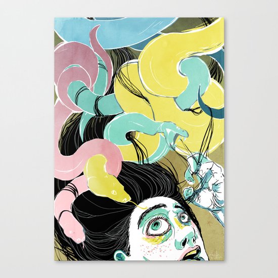Ophidiophobia Canvas Print