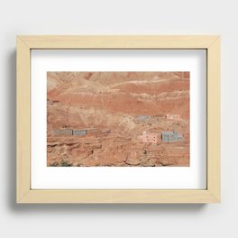 Berber village Recessed Framed Print