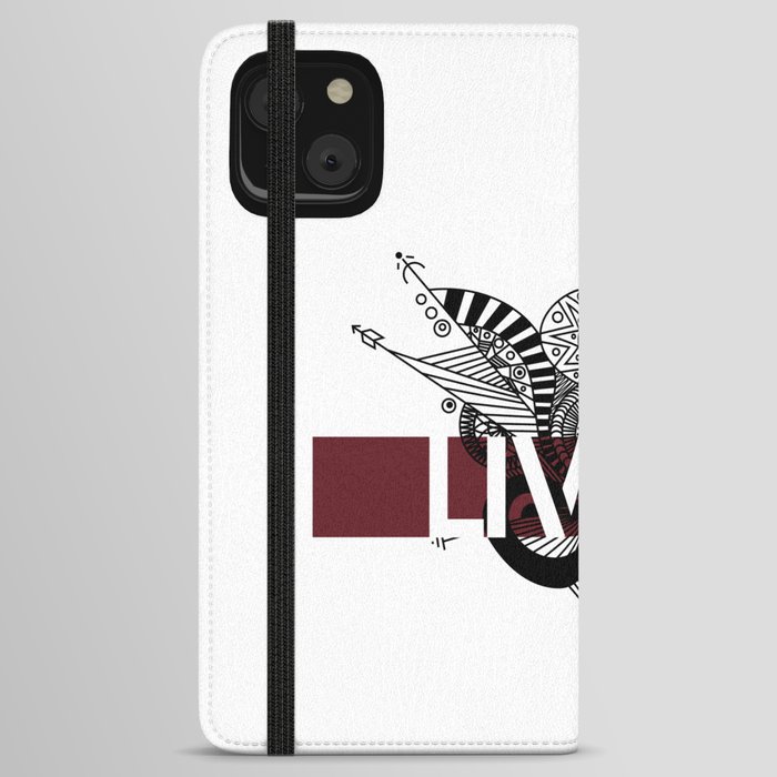 Live in the moment iPhone Wallet Case