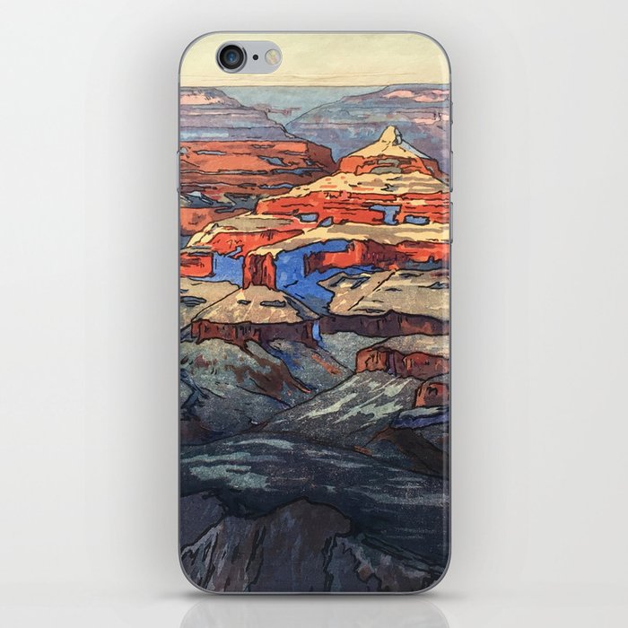 Grand Canyon, from “The United States”_Hiroshi YoshidaJapanese printmaker(1876-1950) iPhone Skin