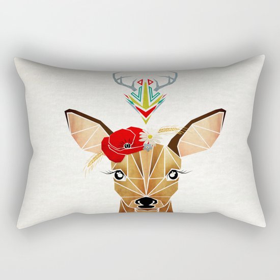 biche oh ma biche ! Rectangular Pillow