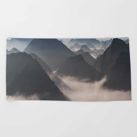 Mountains Calling Beach Towel