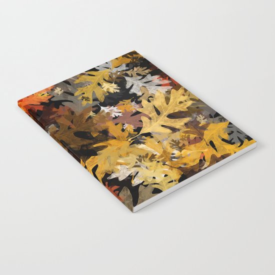 Oak Leaf Abstract Notebook