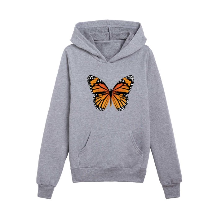 Monarch Butterfly | Vintage Butterfly | Kids Pullover Hoodie
