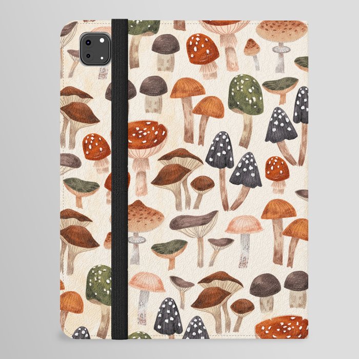 Mushrooms iPad Folio Case