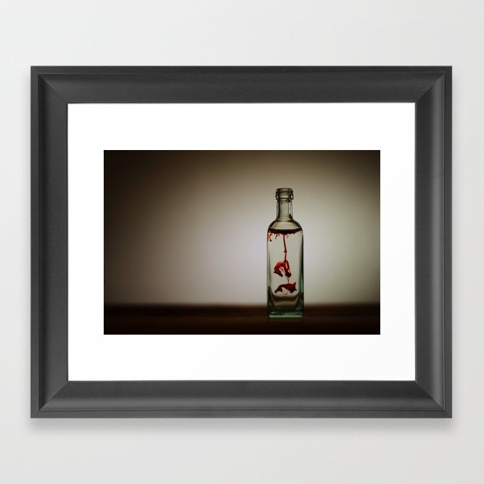 drink me Framed Art Print