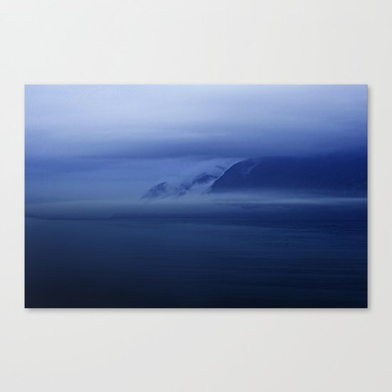 Smooth surf blues Canvas Print