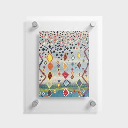 Heritage Multicolours Moroccan design Floating Acrylic Print