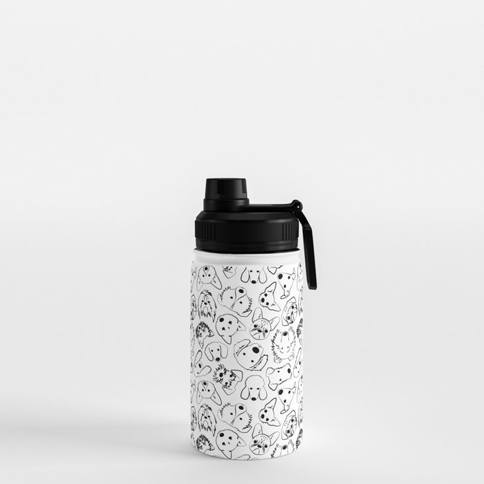 Girls (black and white) Water Bottle by Ana Linea