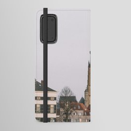 City view of Zutphen - Skyline in the Netherlands - Charming Town with Church in Holland - Travel Photography Android Wallet Case