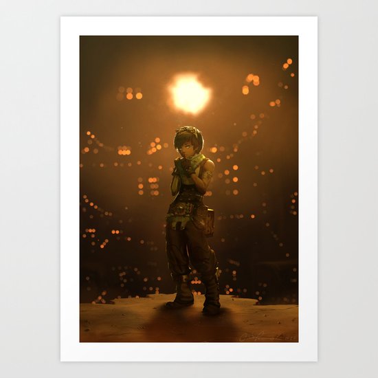 In Chrona's Deep Art Print