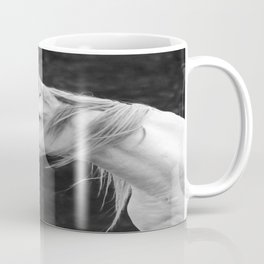 Arabian horse in black and white Coffee Mug