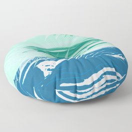 Water and Sky Floor Pillow