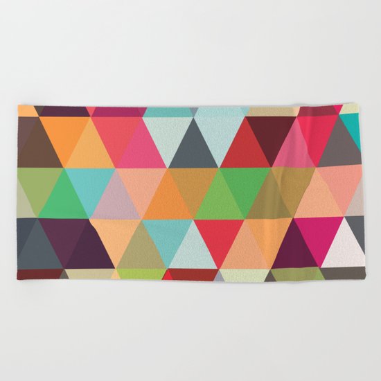 Mysterious V Beach Towel